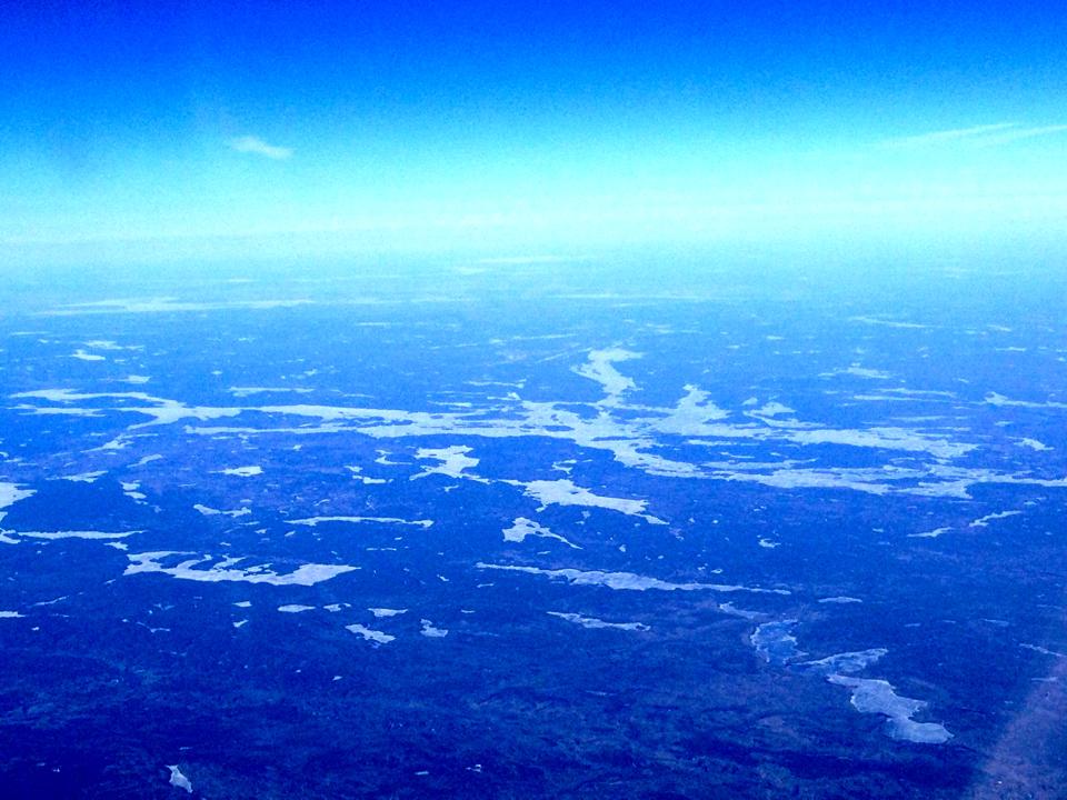 Lake Temagami 25,000 ft - April 28