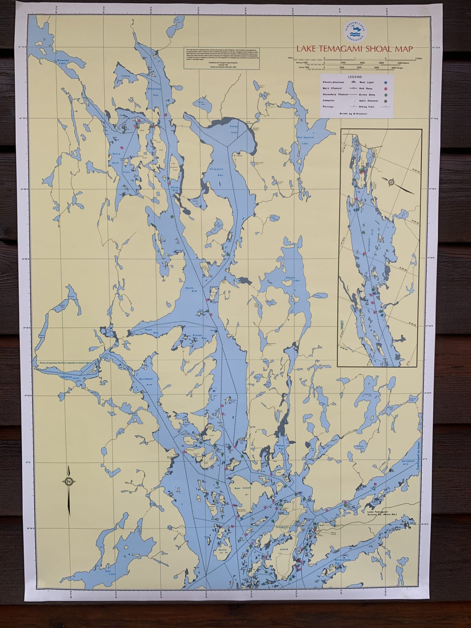 Lake Temagami Shoal Map | Temagami Lakes Association